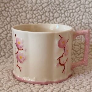 New Shamrock collection by Belleek Pottery Ireland Girl Pink Parian China Mug